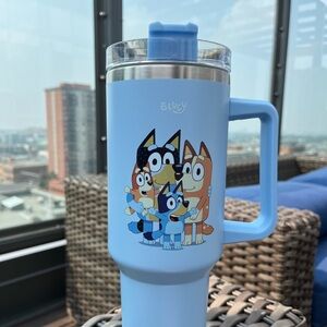 Bluey Insulated Tumbler with Straw